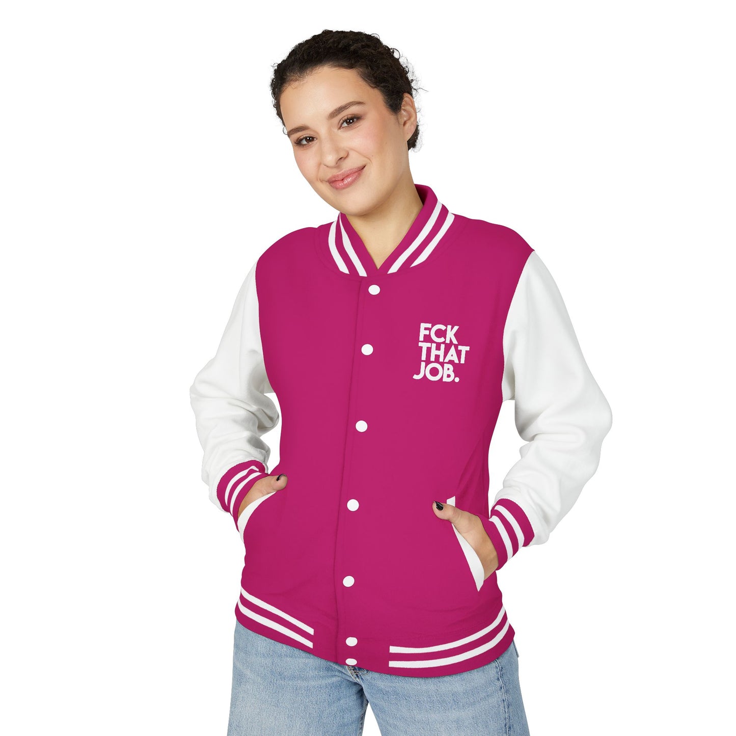 FCK THAT JOB™ LETTERMAN JACKET