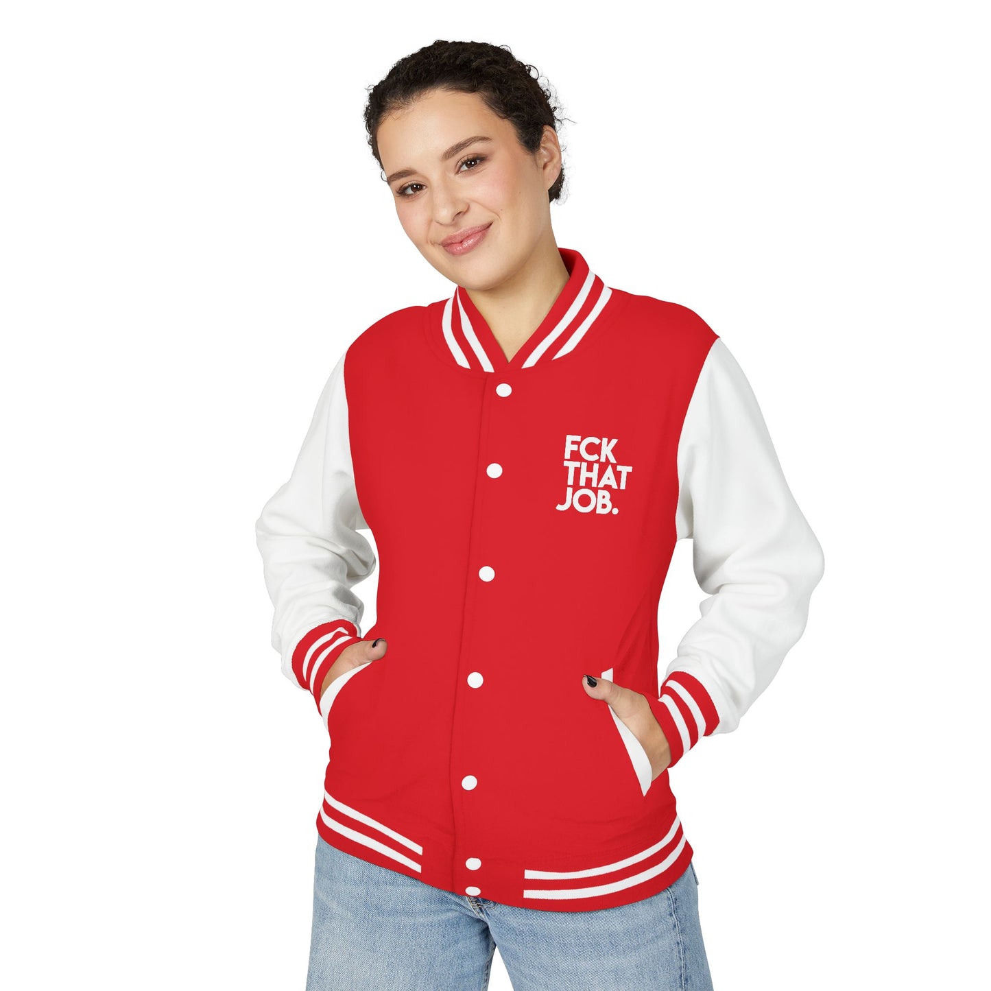 FCK THAT JOB™ LETTERMAN JACKET