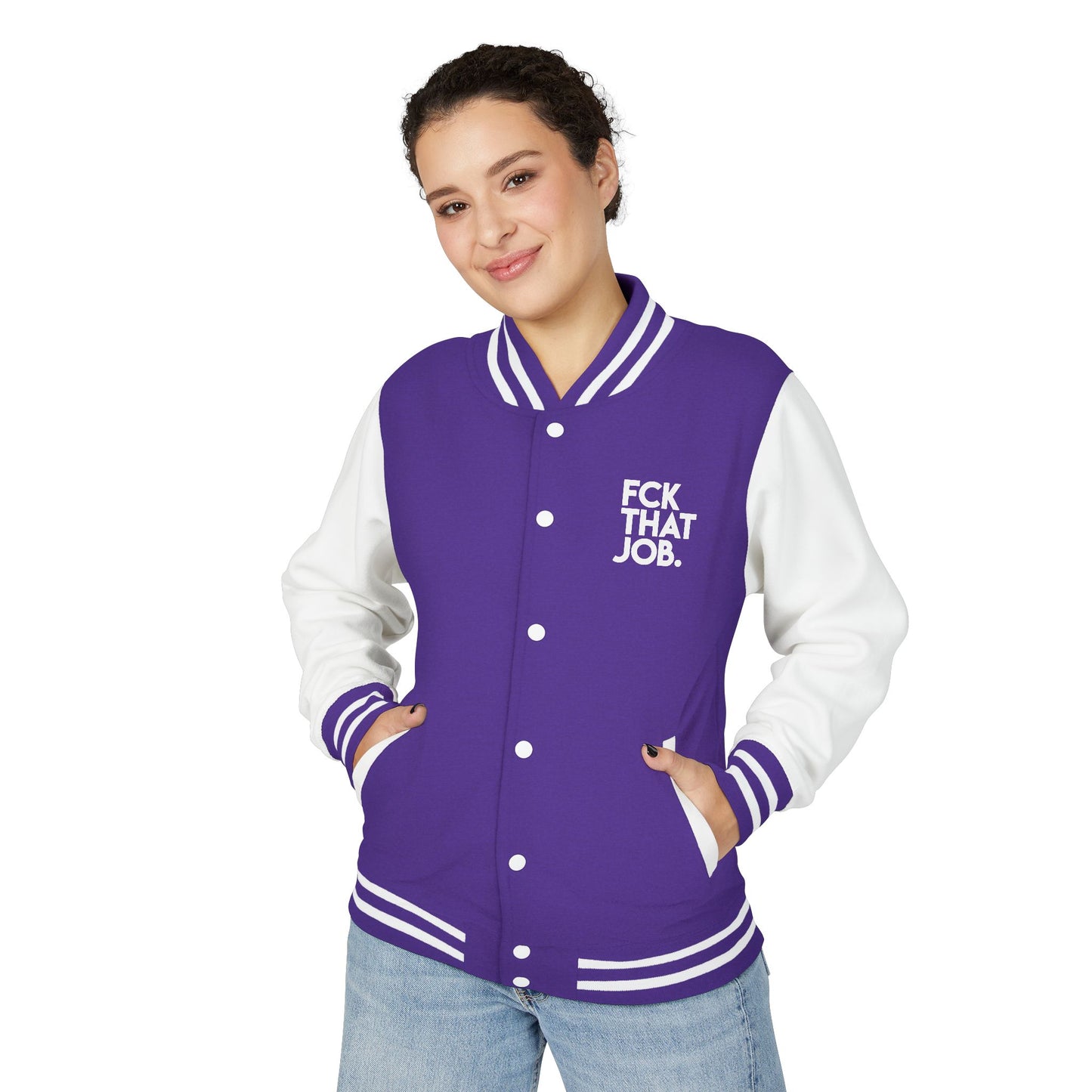 FCK THAT JOB™ LETTERMAN JACKET