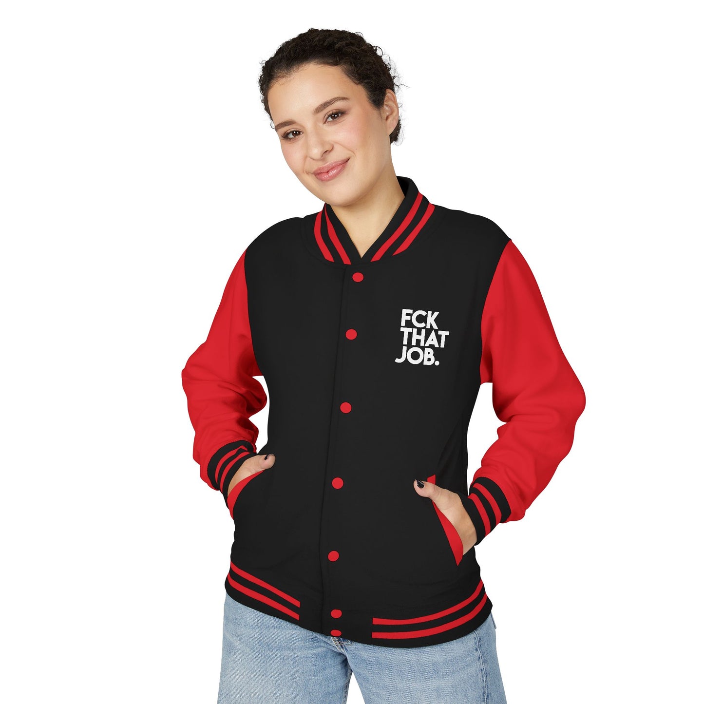 FCK THAT JOB™ LETTERMAN JACKET