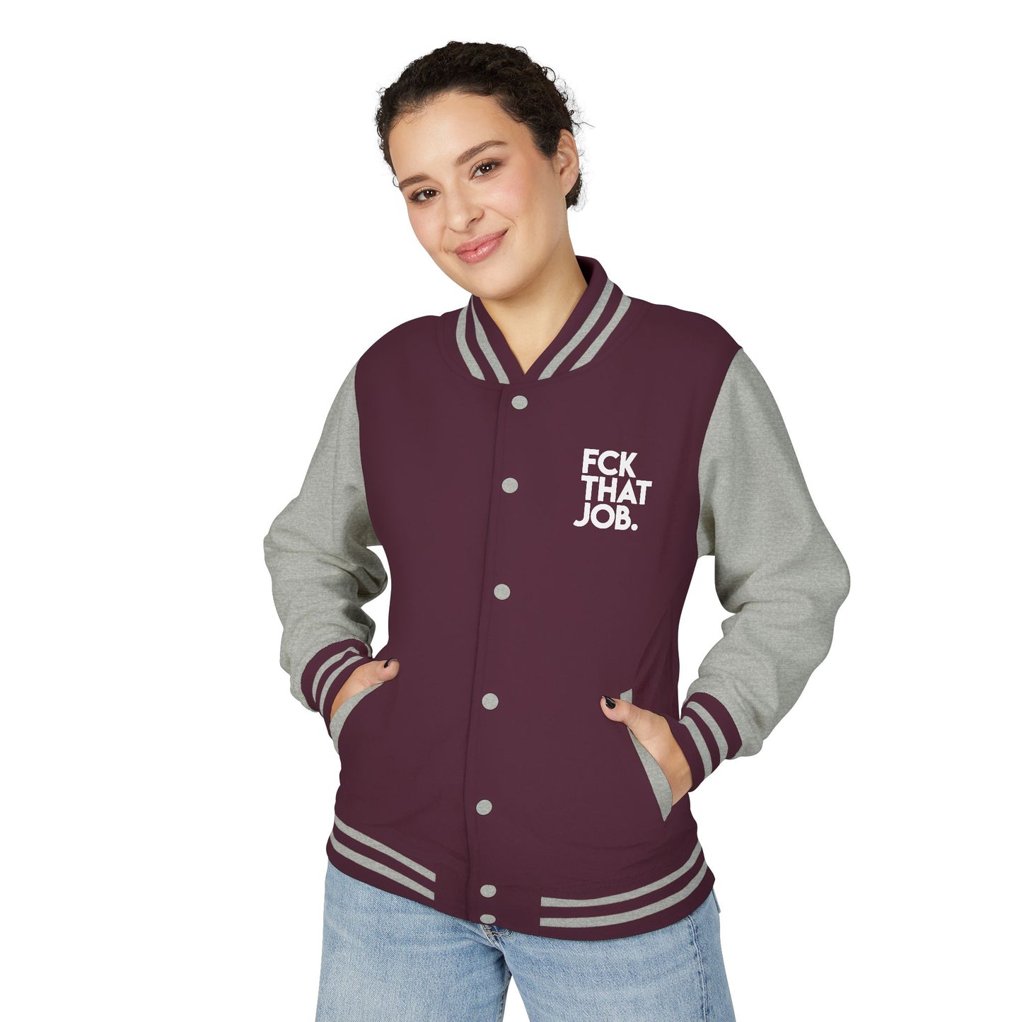 FCK THAT JOB™ LETTERMAN JACKET